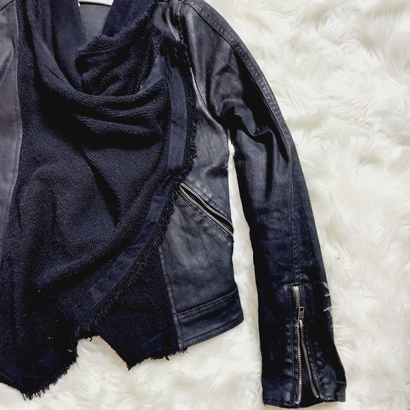 Free People Drape Front Moto Jacket - Picture 10 of 10